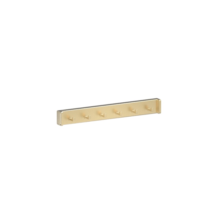 Belt Rack in matte brass