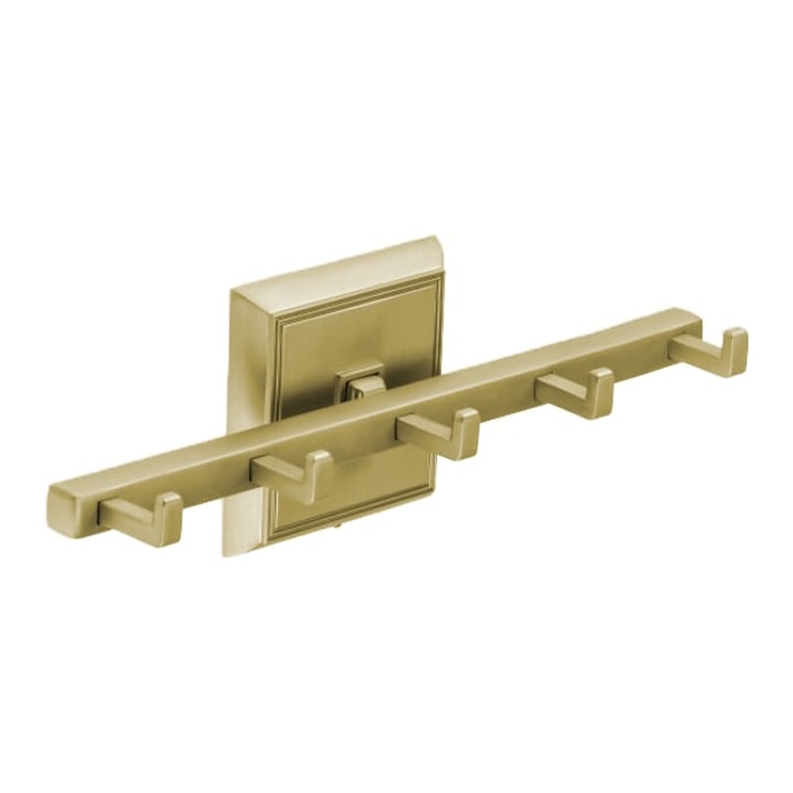 Lateral Belt Hook in matte brass