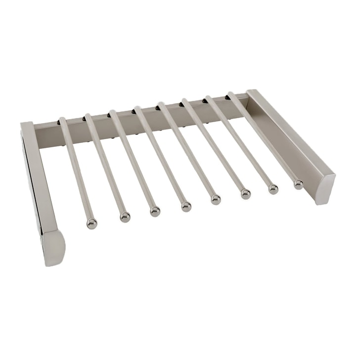 Pant Rack, 18 inch, in matte nickel