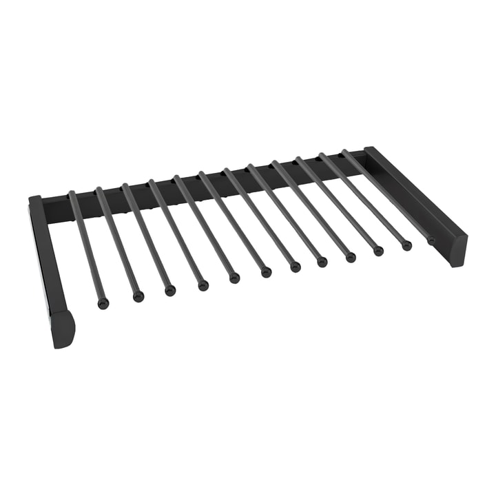 Pant Rack, 24 inch, in matte black