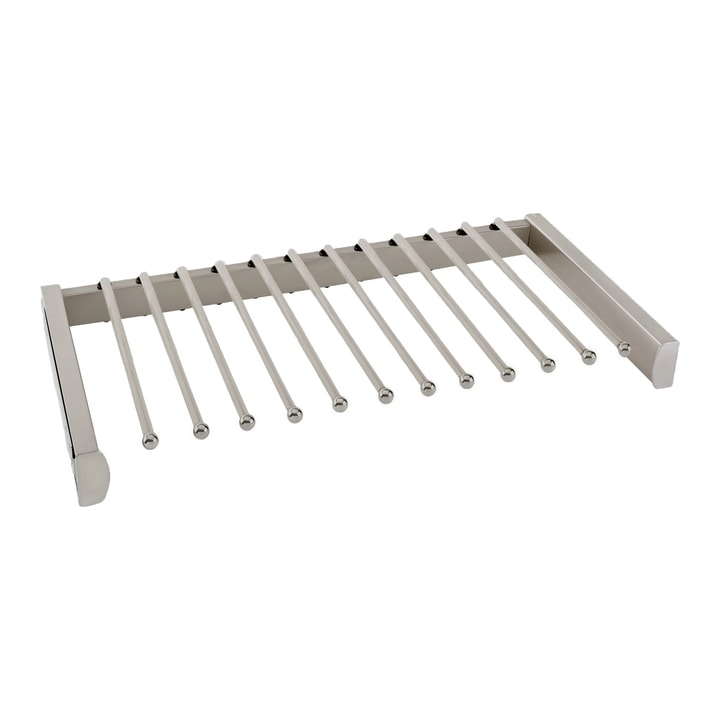Pant Rack, 24 inch, in matte nickel