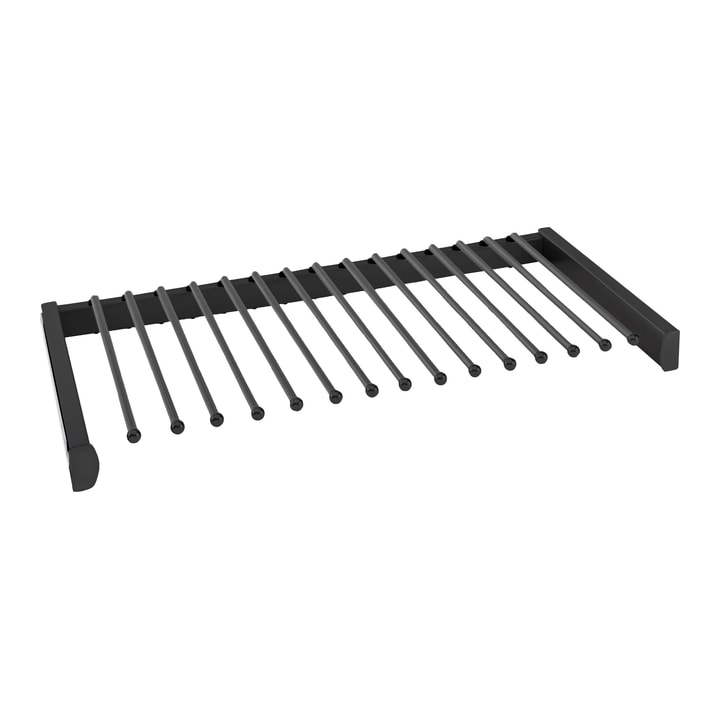 Pant Rack, 30 inch, in matte black