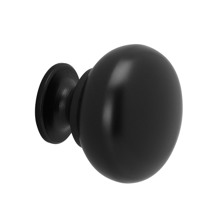 Round in matte black