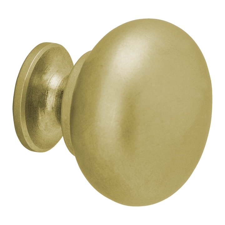 Round in matte brass