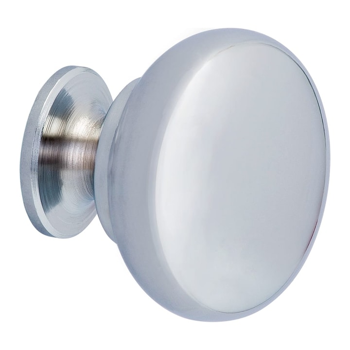 Round in polished chrome