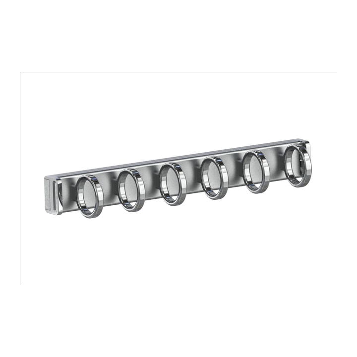 Scarf Holder in polished chrome