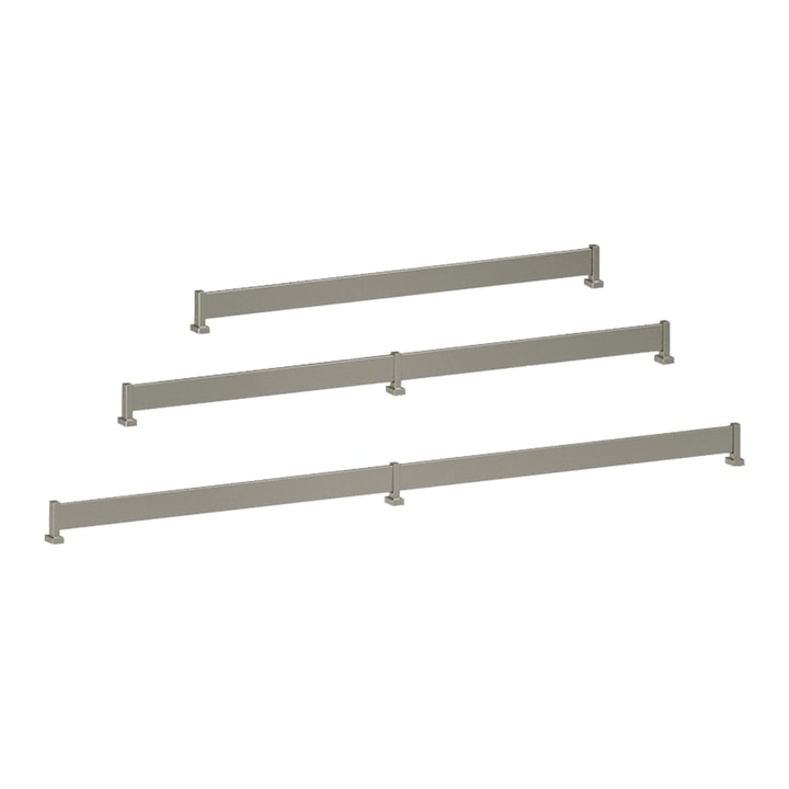 Shoe Fence in matte nickel