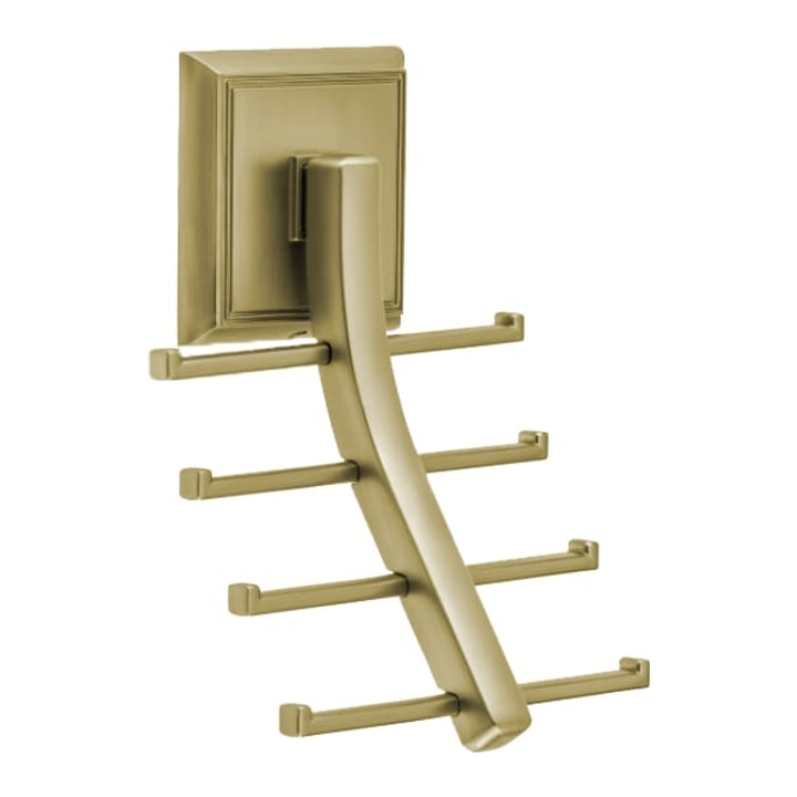 Tie Hook in matte brass