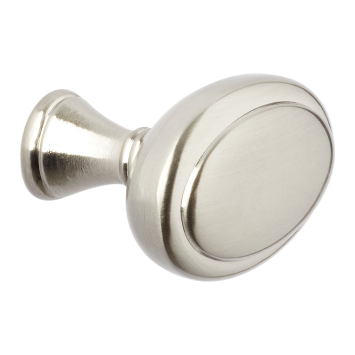 Traditional Oval in matte nickel