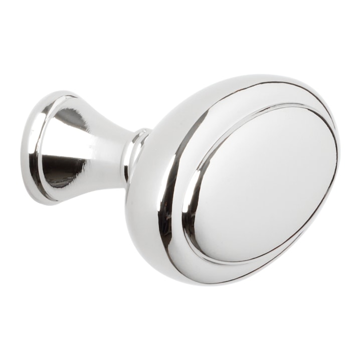 Traditional Oval in polished chrome
