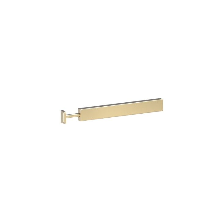 Valet Rod in matte brass