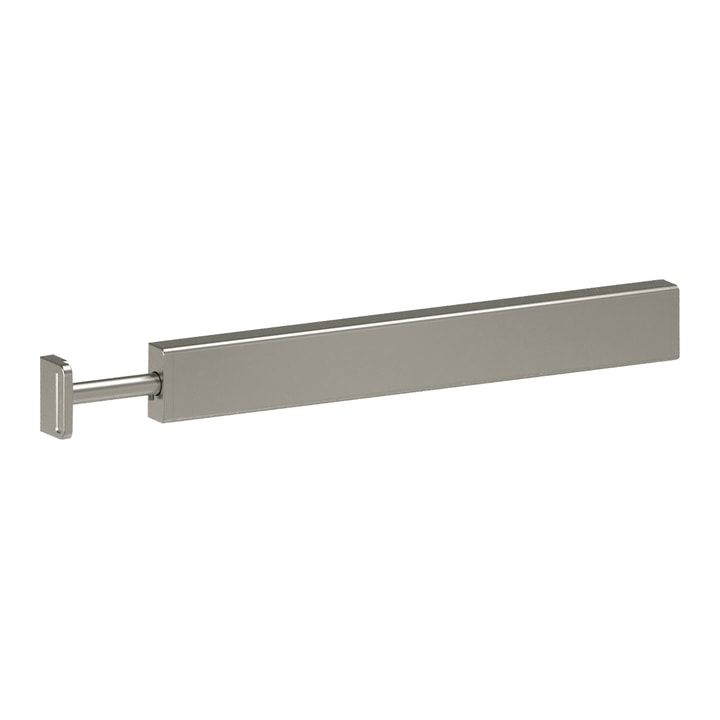 Valet Rod in matte nickel