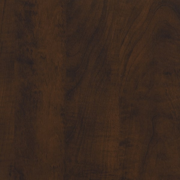 Mocha dark brown wood-grain cabinet finish swatch