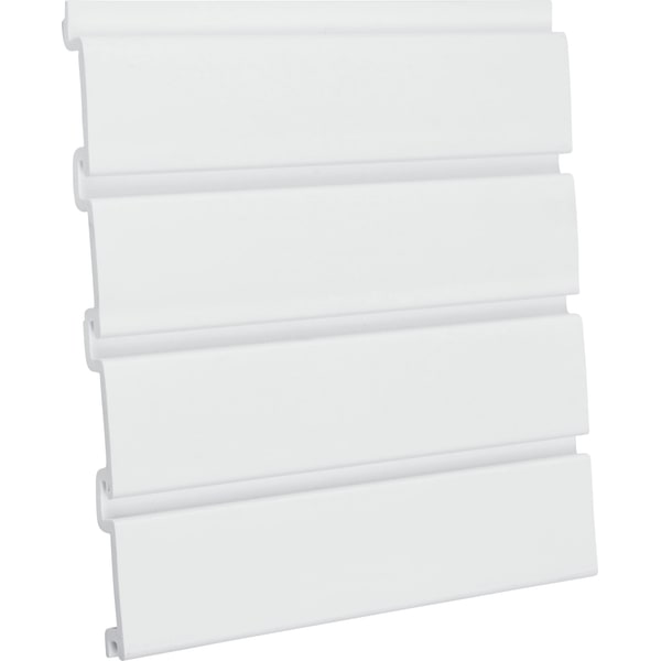 White slatwall panel